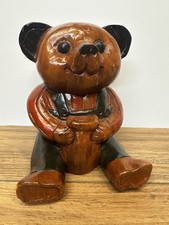 Carved wooden teddy for sale Carved wooden teddy for sale  DIDCOT