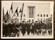 Fotografia mussolini roma usato  Italia