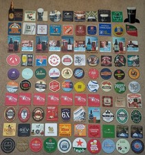 100 beer mats for sale  WARWICK