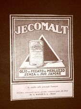 Pubblicità del 1929 usato  Villarosa