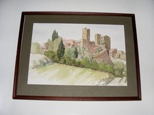 Schönes aquarell burgruine gebraucht kaufen  Trier