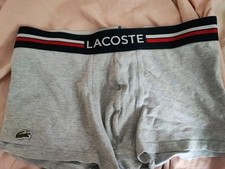 Mens grey lacoste for sale  SHREWSBURY