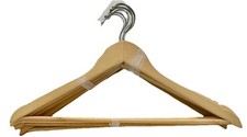 Conjunto de saia cabides terno loiro madeira lote de 21 roupas calça casaco vestido casa comprar usado  Enviando para Brazil