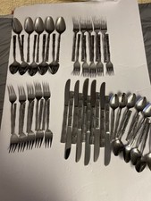 Conjunto de talheres vintage de bambu inoxidável 50 peças serviço coreano para 10 MCM comprar usado  Enviando para Brazil