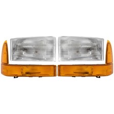 Kit de faróis para 99-01 Ford F-250 Super Duty 00-01 excursão com luz de canto comprar usado  Enviando para Brazil