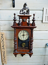 Wall clock antique for sale  BEDFORD