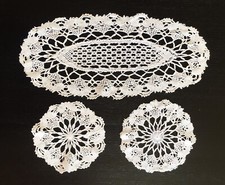 Anciens napperons dentelle d'occasion  Royan