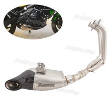 Tubo de ligação frontal cabeçalho ponta de escape sistema completo para Kawasaki Versys 650 2017-2023 comprar usado  Enviando para Brazil
