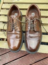mens brown leather trainers for sale  COLWYN BAY