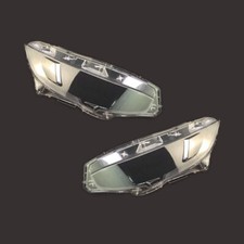 Par de Capa de Lente de Farol Frontal Transparente para Honda Civic 2016 2017 2018 2019 comprar usado  Enviando para Brazil