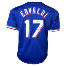 Nathan eovaldi signed d'occasion  Expédié en Belgium