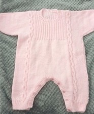 Hand knitted pink for sale  CHESTER LE STREET