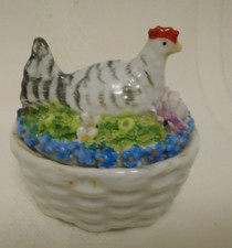 Vintage elfinware hen for sale  Waterloo