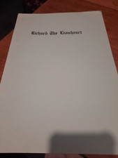 Richard lionheart for sale  SOUTHAMPTON