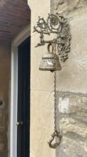 Vintage brass door for sale  BEDFORD