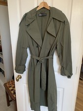 Zara khaki trench for sale  READING