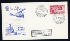 San marino f.d.c. usato  Firenze