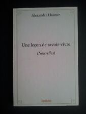 Leçon savoir vivre d'occasion  Marseille III