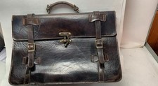 Vintage brown leather for sale  WALSALL
