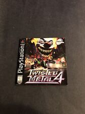 Usado, Twisted Metal 4 PS1 Somente Manual Etiqueta Preta com Cartão de Registro comprar usado  Enviando para Brazil