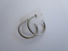 Creolen silberfarben metall gebraucht kaufen  Duisburg