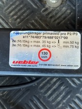 Uebler fahrradträger abnehmb gebraucht kaufen  Nettersheim