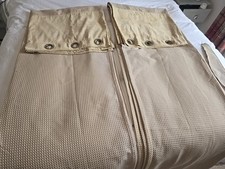 Natural beige curtains for sale  SWANSEA