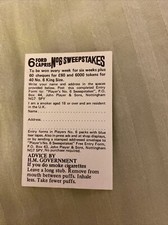 John players no6 for sale John players no6 for sale  PRENTON