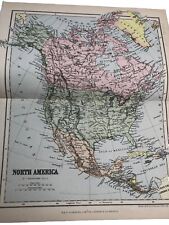 Map north america for sale  LEICESTER