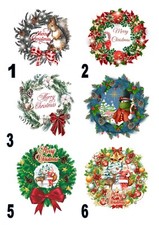 Grinalda de Natal comestível enfeite de bolo 6 designs, variedade de tamanhos para sua festa comprar usado Grinalda de Natal comestível enfeite de bolo 6 designs, variedade de tamanhos para sua festa comprar usado  Enviando para Brazil