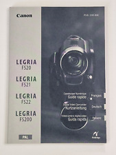 Canon legria fs20 for sale  SITTINGBOURNE