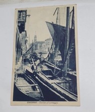 Cartolina chioggia barche usato  Genova