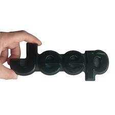 Emblema traseiro Jeep PRETO FOSCO logotipo emblema para Grand Cherokee 2014-2022 comprar usado  Enviando para Brazil