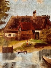 Antique original oil for sale  LONDON