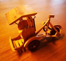 Rikscha holz holzdeko gebraucht kaufen  Bad Friedrichshall