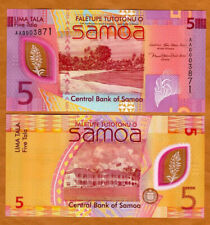 Samoa Ocidental, 5 Tala, ND (2023), P-Novo, Polímero, Prefixo AA UNC comprar usado  Enviando para Brazil