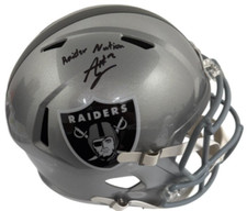 Réplica de capacete de velocidade Ashton Jeanty assinada Las Vegas Raiders inscrição Beckett comprar usado  Enviando para Brazil