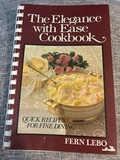 Elegance ease cookbook for sale  Washington