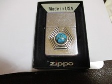 Zippo chrom türkis gebraucht kaufen  Gronau