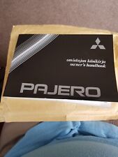 Mitsubishi pajero handbook for sale  HARTLEPOOL