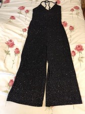 Ladies black sparkly for sale  WATFORD