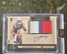 2024 Panini One Joe Milton III Tri-Color Envelopado Rookie Patch Auto #/199 RC OnCa, usado comprar usado  Enviando para Brazil