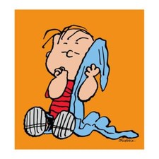 Amendoim, "Linus: Laranja" Tela Numerada à Mão (40"x44") Edição Limitada Fine Art comprar usado  Enviando para Brazil