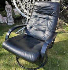 Black swivel recliner for sale  MUCH HADHAM