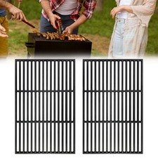 Używany, 2x BBQ Ruszt grillowy Żeliwo Grill Kratka grillowa Zestaw grillowy Kwadratowy Camping na sprzedaż  Wysyłka do Poland