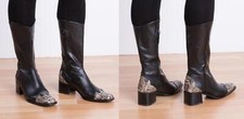 0460 leder stiefel gebraucht kaufen  Deutschland