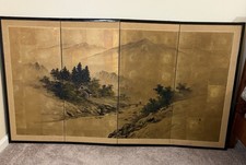 Vintage japanese panel for sale  Suffolk