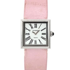 Relógio feminino CHANEL Mademoiselle H0572 quartzo mostrador branco 90289680, usado comprar usado  Enviando para Brazil