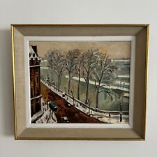 Huile toile scène d'occasion  Nantes-