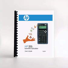 Manual para calculadora Hewlett Packard HP-35S comprar usado  Enviando para Brazil